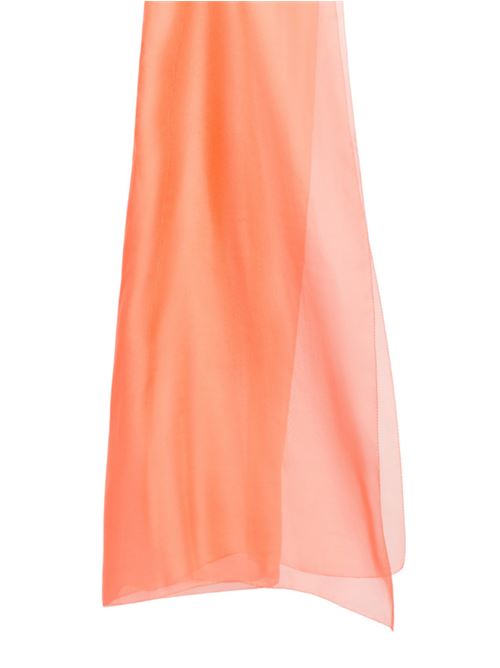 stola donna chiffon di seta arancio MAX MARA | 14541072311014